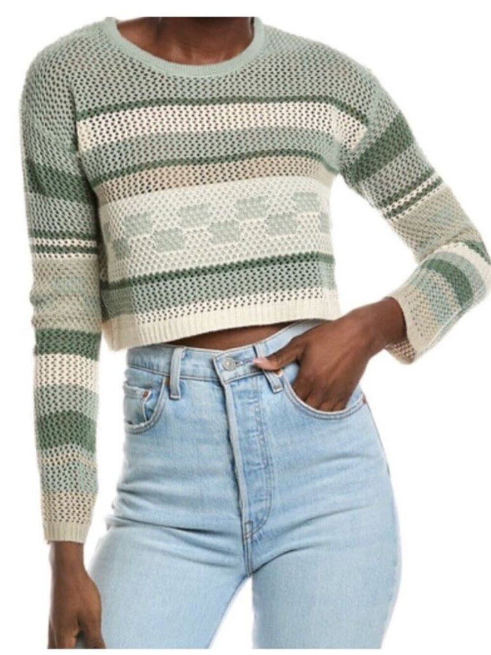 Cotton Emporium Striped Sweater NWOT
